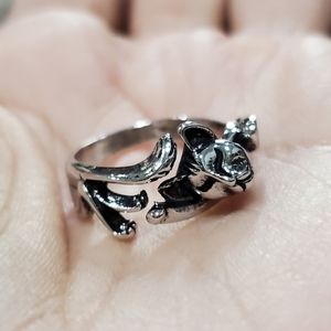 Sweet Sleeping Cat 🐈 Ring L👀K  Adjustable Size New